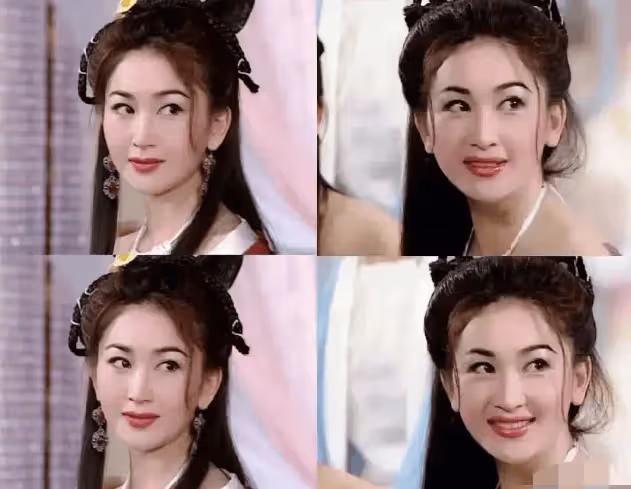 溫碧霞太搞笑了!沒給老公P過圖!她美的像仙女,老公黑的像難民