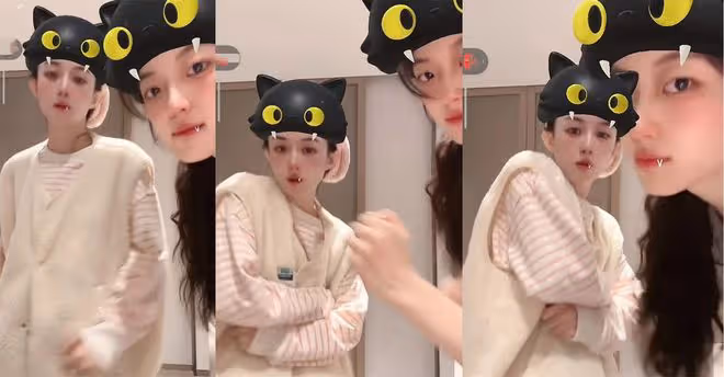 趙麗穎罕與孫千跳舞，閨蜜倆變「憨憨姐妹」，舞姿可愛素顏美翻了