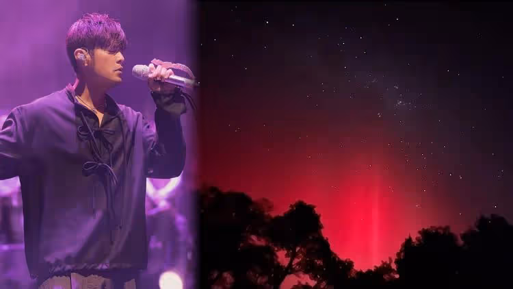 周杰倫澳洲開車驚見粉紅極光+流星　「不寫歌說不過去」