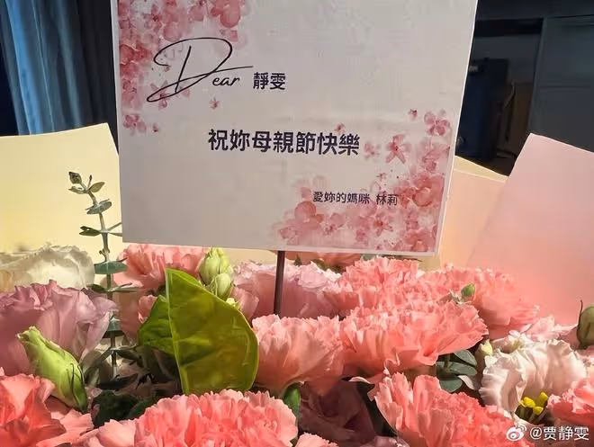 賈靜雯曬全家福慶祝母親節,一家十一口全出鏡,幸福秀出新高度