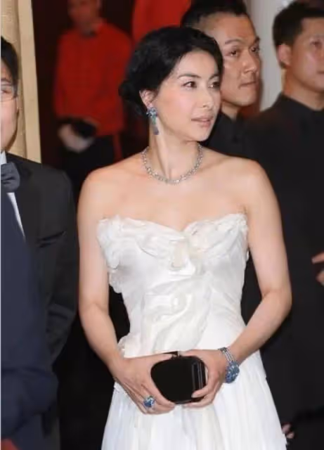 郭晶晶終於認真打扮,穿刺繡紗裙唯美又高級,不愧是「千億兒媳」