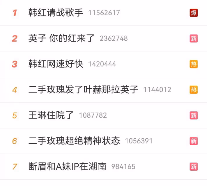 《歌手》:那英被碾壓至第三,韓紅申請「出戰」,袁婭維請假出征