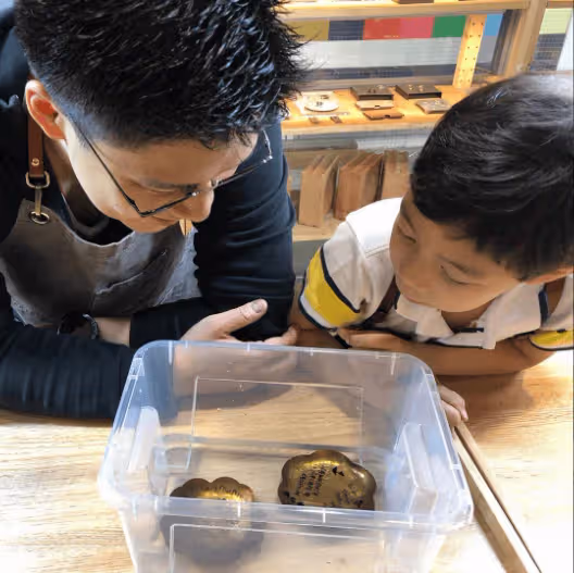 郭晶晶母親節曬照,兩個女兒為媽媽畫賀卡,7歲霍中怡會寫繁體字