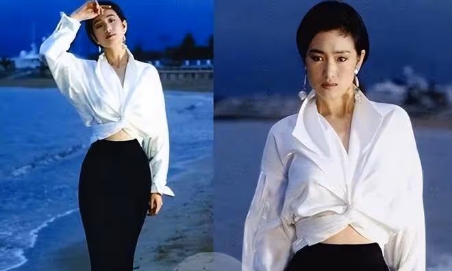 56歲鞏俐久違拍廣告大片!穿貂裙化身颯氣女王,國際范真不容小覷