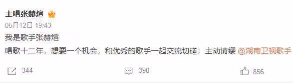 燃起來了！繼韓紅之後，又有十位歌手申請出戰，湖南衛視回應