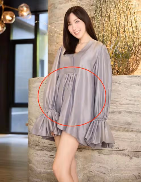 林志穎老婆穿寬鬆裙像懷孕，臉蛋圓潤胖一圈，網友：孕相很明顯
