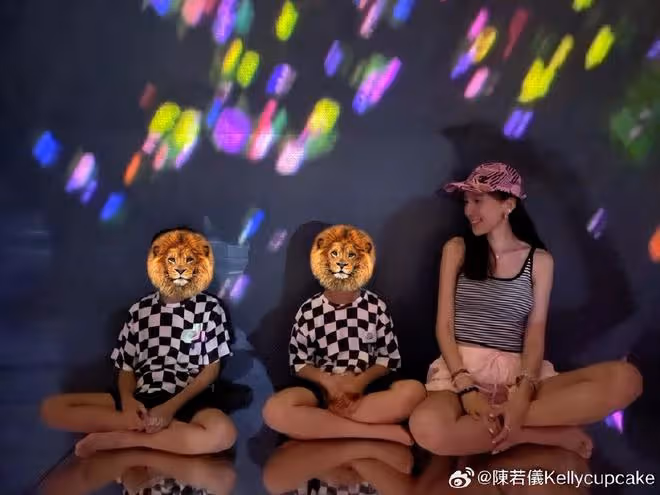 林志穎老婆穿寬鬆裙像懷孕，臉蛋圓潤胖一圈，網友：孕相很明顯