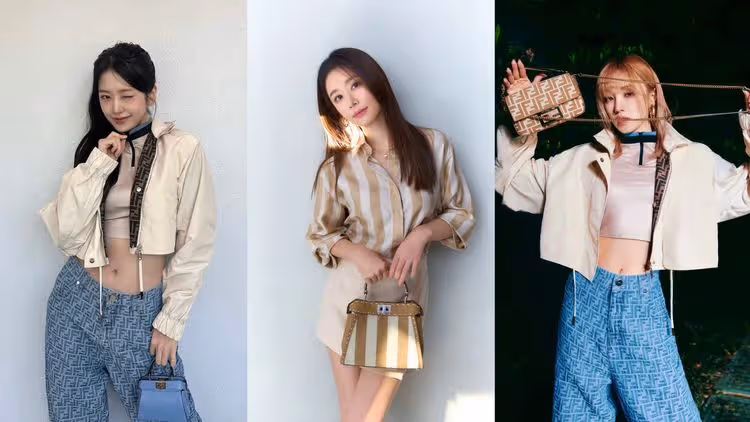 只有林心如「不合群」！　安俞真、宋雨琦俏穿FENDI限定夏裝露蠻腰