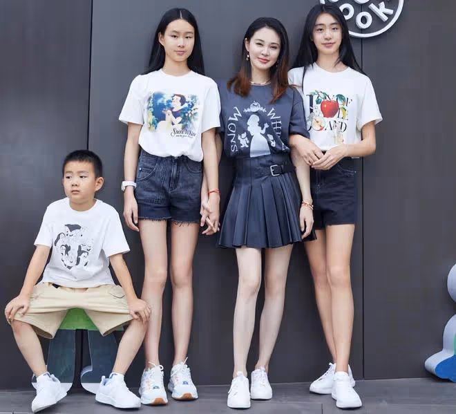 佟大為老婆曬與女兒合照，小美女像爸又像媽，身高超一米七好漂亮