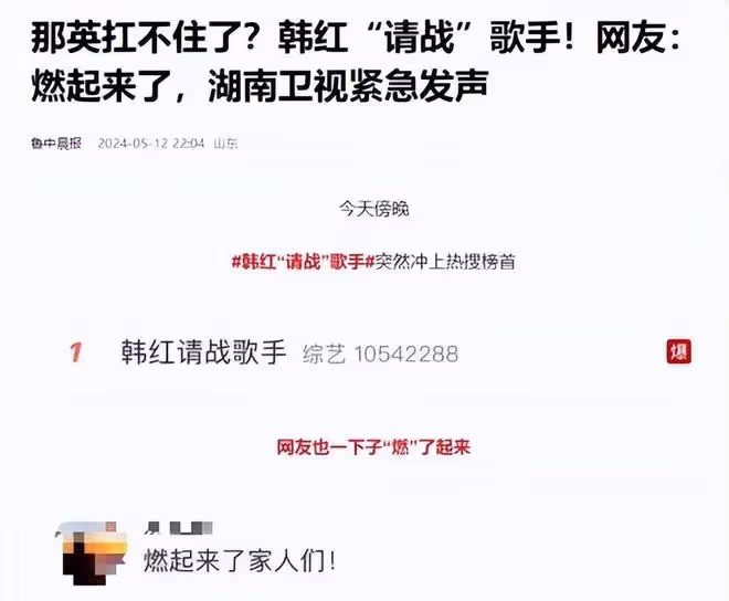 鬧大了?央媽連夜撤下那英視頻,芒果台全力給《歌手2024》降溫
