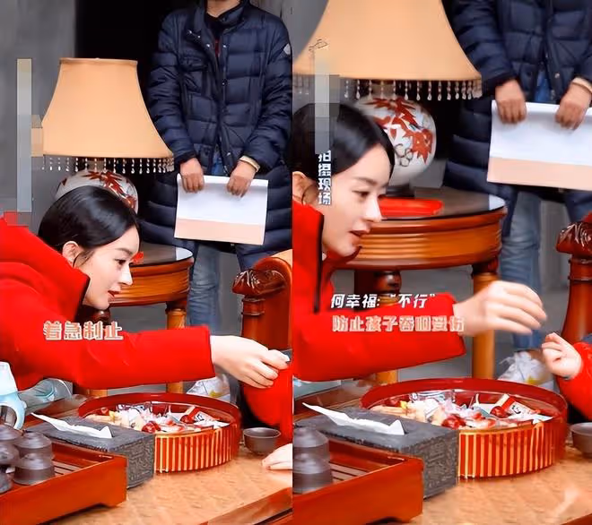 趙麗穎新戲帶娃太嫻熟!穿著簡單打扮好樸素,為貼近角色太拼了