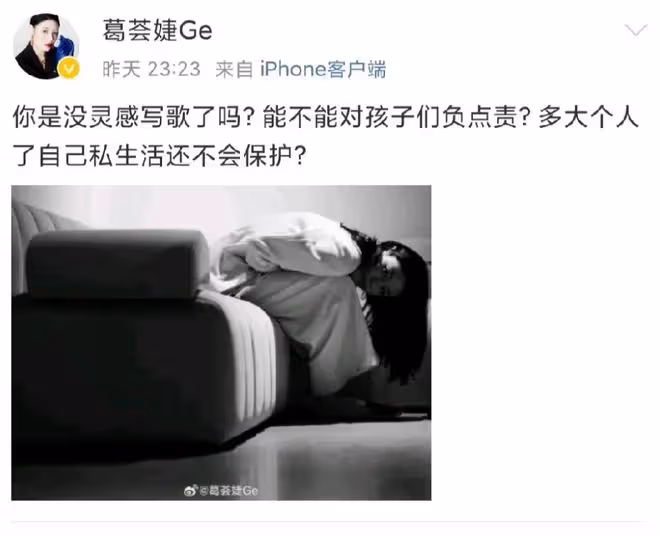 葛薈婕怒斥汪峰新戀情，孩子成情感糾葛關鍵點