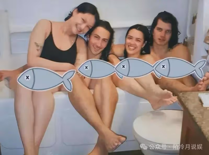 沒眼看!當眾脫內衣褲,與2男子浴缸合照,鍾麗緹愛女尺度大的超乎想像