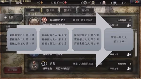 《歧路旅人手游》新手開局規劃建議