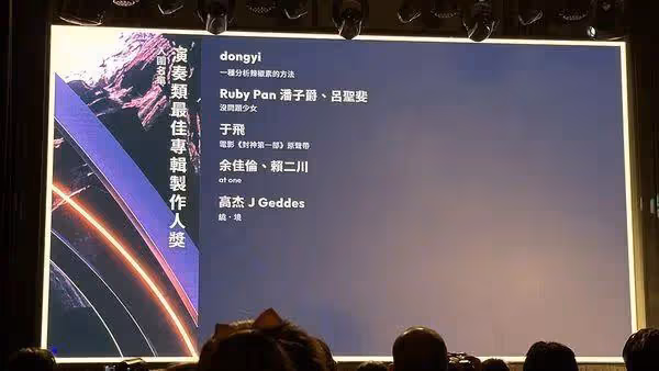 第35屆金曲獎完整入圍名單