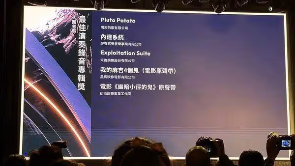 第35屆金曲獎完整入圍名單