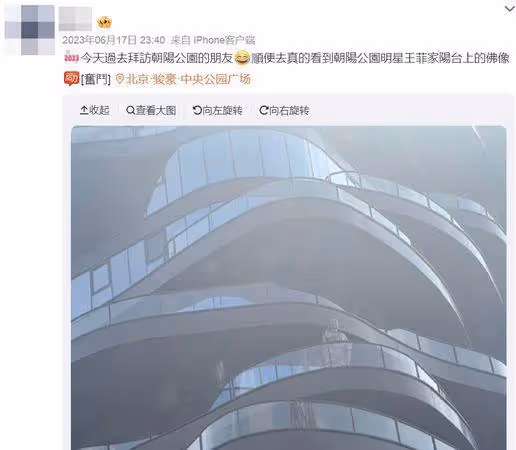 王菲北京12億豪宅「陽台有大佛像」 設計師澄清了…仍變打卡聖地