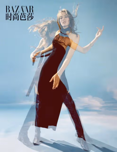 冠軍谷愛凌再拿下頂級大刊!穿黑裙超模身材不能比,硬凹出S曲線