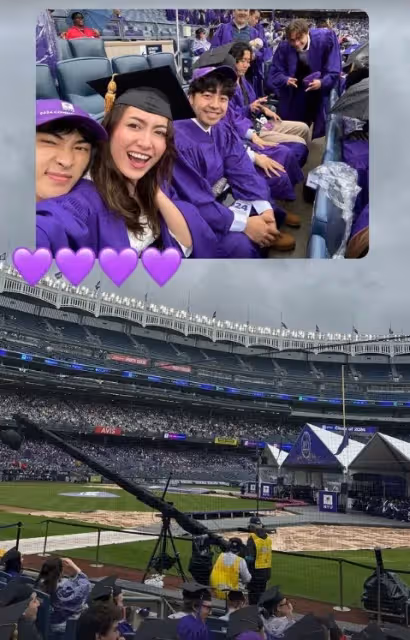 伊能靜、哈林飛美國出席22歲兒提早1年畢業典禮！網期待離異夫妻世紀同框