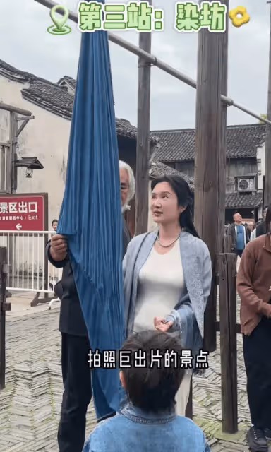 張紀中夫婦攜兒女烏鎮遊玩,他73歲精氣神足,把孩子舉肩上仍輕鬆