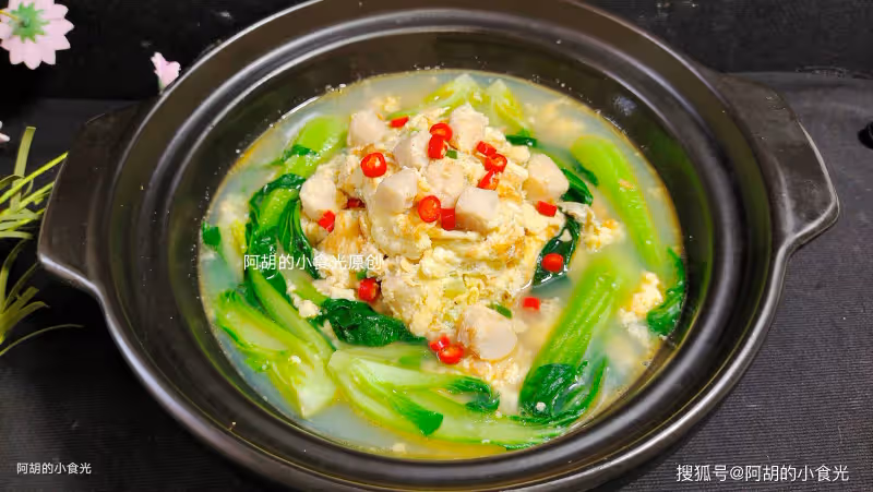 雞蛋和它完美一對,這個鮮美你懂得!三種食材出一碗,一口高蛋白、嫩到夾不住