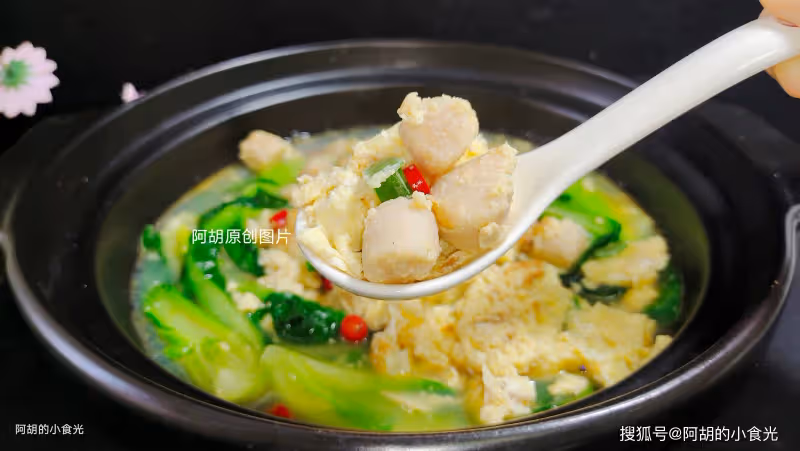 雞蛋和它完美一對,這個鮮美你懂得!三種食材出一碗,一口高蛋白、嫩到夾不住