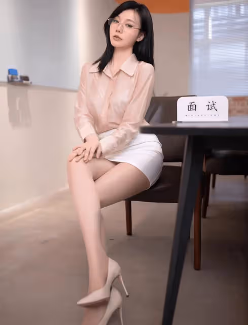透明粉色魅力:半濕襯衫與緊身短褲的迷離風情