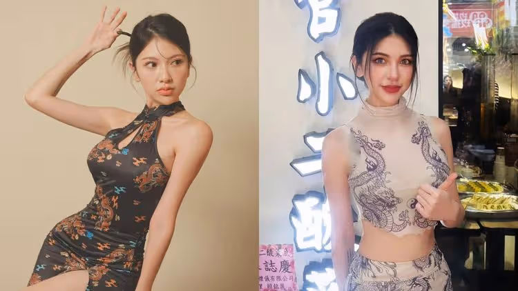 酸菜魚最辣闆娘！旗袍胸口挖洞遭酸「找到乾爹」　她反擊了