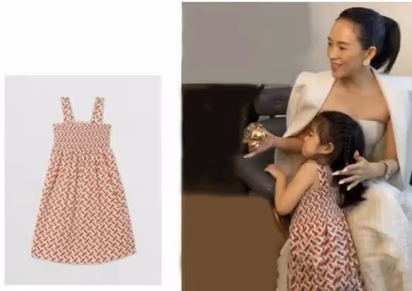 章子怡女兒顏值長開了!穿百褶裙變身小巨星,打疫苗不哭太勇敢了