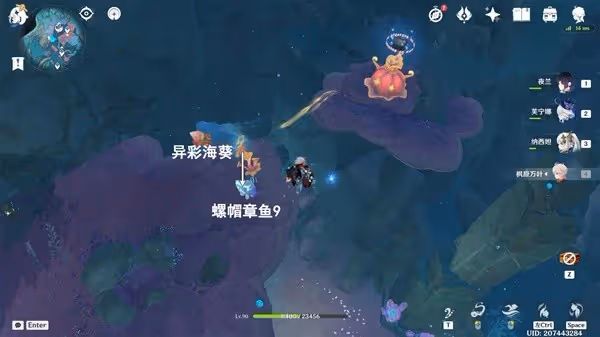 《原神》4.6舊日之海10個螺帽章魚解謎位置
