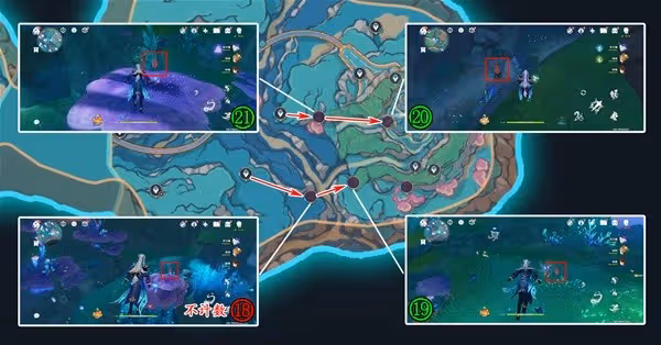 《原神》4.6楓丹新增限時挑戰位置匯總