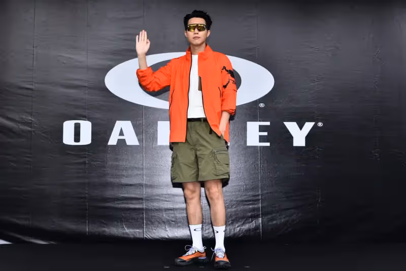 蔡凡熙熱血應援奧運　戴Oakley運動眼鏡自信挑戰備戰體驗場
