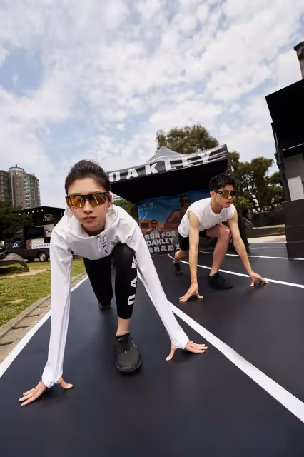蔡凡熙熱血應援奧運　戴Oakley運動眼鏡自信挑戰備戰體驗場