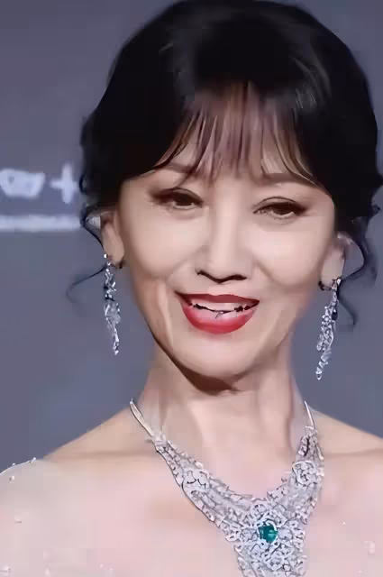 71歲趙雅芝豪宅內吃西瓜,穿搭少女,但拿勺擺拍有點假!