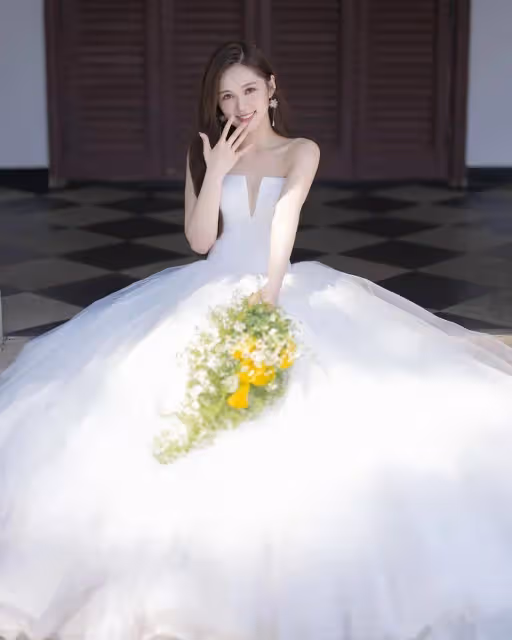 27歲TVB小花突曬婚紗照,撞樣陳喬恩?曾被批搶蔡卓妍男友