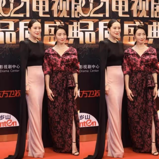 女明星同框有多絕?海清氣場十足,陶虹嫵媚動人,兩人都很美