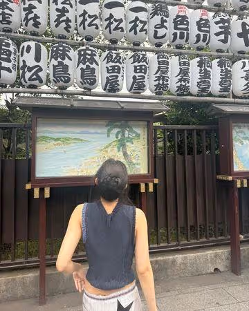 野生Jennie現蹤淺草商店街！　「摘下墨鏡露臉」網瘋求巧遇