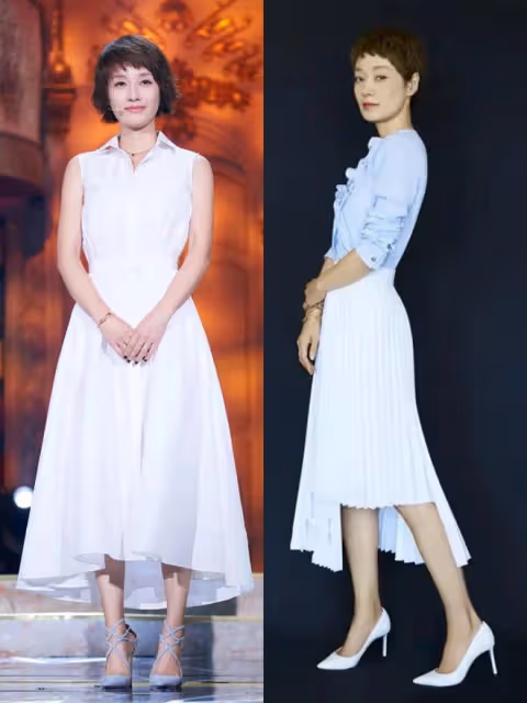 觀察馬伊琍、海清的打扮，我悟了：妝發得體、穿衣簡單，更洋氣