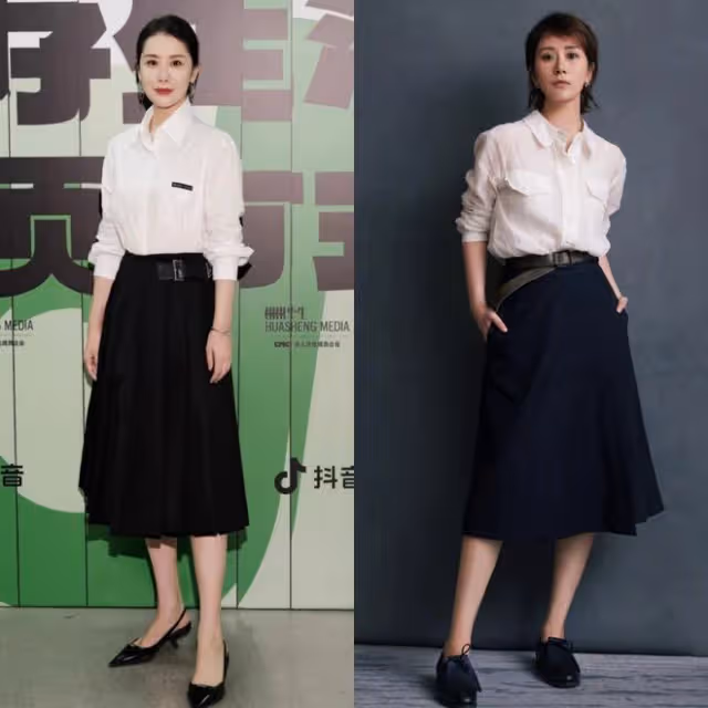 觀察馬伊琍、海清的打扮,我悟了:妝發得體、穿衣簡單,更洋氣