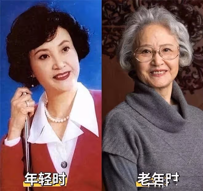看了黃梅瑩和楊春霞的造型,我發現:穿衣不扮嫩,從容老去才真美
