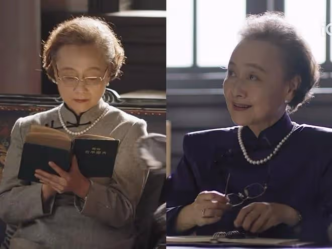 看了黃梅瑩和楊春霞的造型,我發現:穿衣不扮嫩,從容老去才真美