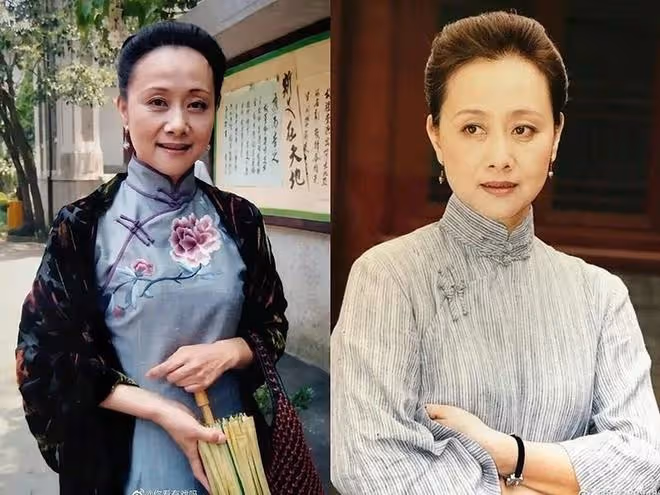 看了黃梅瑩和楊春霞的造型,我發現:穿衣不扮嫩,從容老去才真美