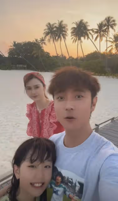 洪欣凌晨2點眼眶紅，沒和張丹峰過520，稱：希望有滿滿愛自己的人