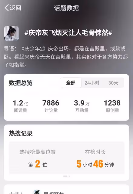 陳道明《慶餘年2》演技獲贊，慶帝威嚴四溢，令人震撼