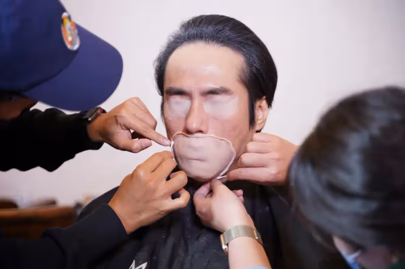 毛毛的！莊凱勛驚悚變成無臉男　入陳庭妮夢嚇醒她