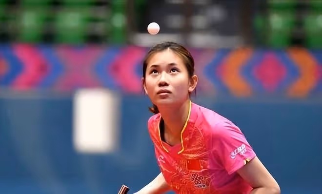 王添藝:又美又能打國乒21歲第一美女,氣質如袁詠儀,孫穎莎陪練