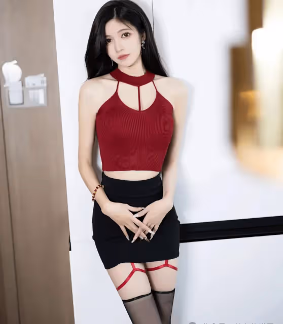 紅絲魅影：廚房中的高清時尚誘惑
