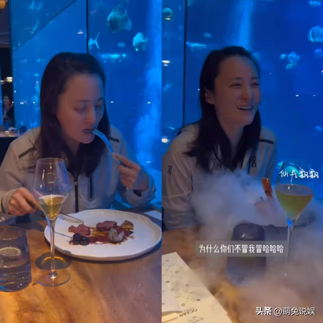 蔣勤勤撇下老公孩子,與好友新加坡遊玩,素顏出街清新自然似少女
