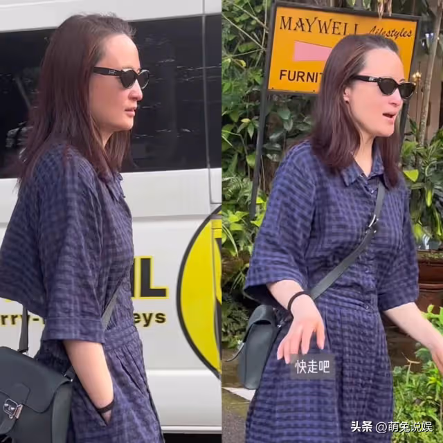 蔣勤勤撇下老公孩子,與好友新加坡遊玩,素顏出街清新自然似少女