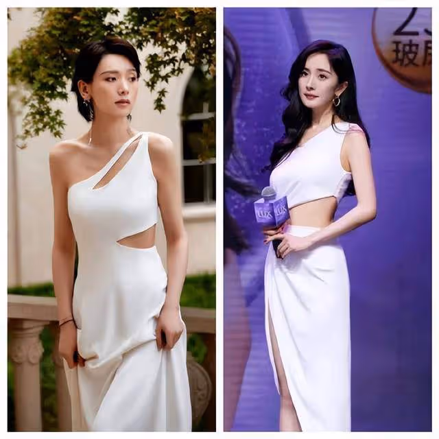 劉愷威老婆李曉峰現身又酷又颯，沒想到楊冪一身黑白配就將之秒殺